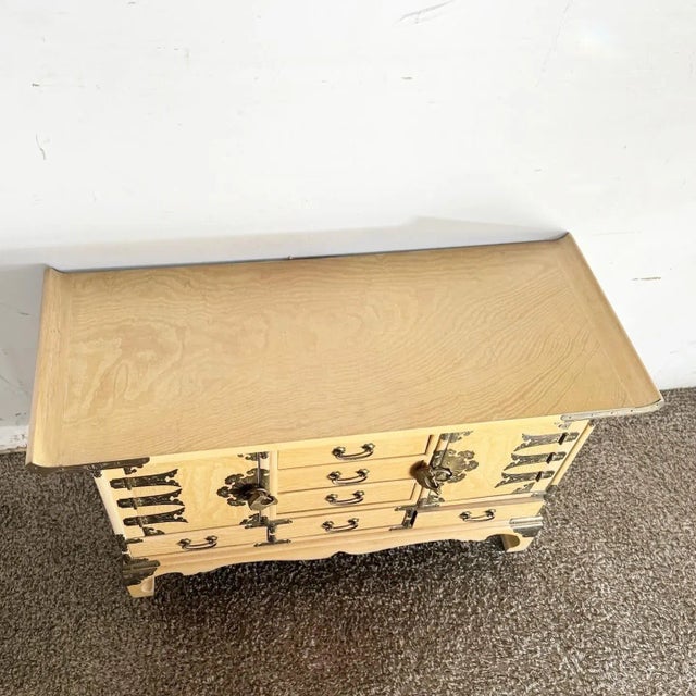 Chinoiserie Chinoiserie Elm High Point Altar/Chest/Sideboard For Sale - Image 3 of 10