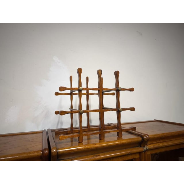 English Wine Rack for Bookcase from Globe Wernicke For Sale - Image 6 of 9