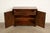 Henredon Mid-Century Hollywood Regency Campaign Oak and Brass Buffet Server or Bar Cabinet For Sale In South Bend - Image 6 of 17