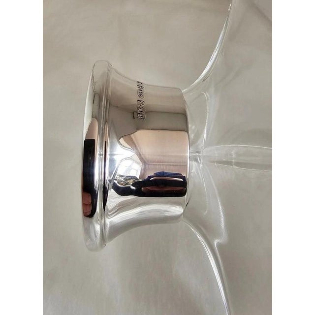 Sterling Silver-Mounted Cut Glass Decanter from James Dixon & Sons, 2001 For Sale - Image 16 of 18