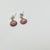 Rustic 1970s Vintage Southwestern Boho Chic Judith Jack Sterling & Pink Rhodochrosite Drop Dandle Earrings - A Pair For Sale - Image 3 of 8