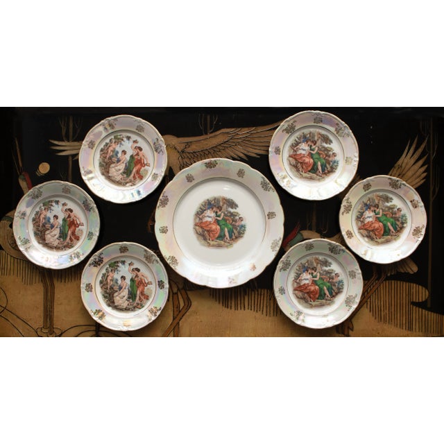 Goldenrod 1970s Kahla 22k Gold German Porcelain Dinner Set- 13 Pieces For Sale - Image 8 of 12