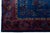 Early 20th Century Antique Chinese Art Deco Wool Rug in Cobalt Blue & Plum For Sale - Image 11 of 12