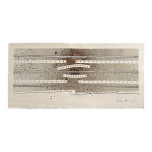 Barbara Beck Watercolor and Graphite on Paper 1978