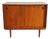 Danish Teak Sideboard with Sliding Doors, 1950s For Sale