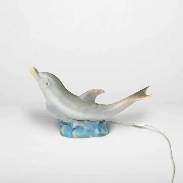Vintage Children's Dolphin Lamp, 1990s For Sale - Image 8 of 8