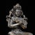 Vintage Silver-Plated Bronze Vajradhara Statue Buddhist Deity Sculpture 9.8" For Sale In Los Angeles - Image 6 of 9