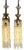 Metal Mid 20th Century Murano Open Clear Lattice Cylinder Ormolu Pendant Light For Sale - Image 7 of 18