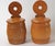 Brown Victorian Treenware Hanging Salt Boxes, 19th Century, Set of 2 For Sale - Image 8 of 13
