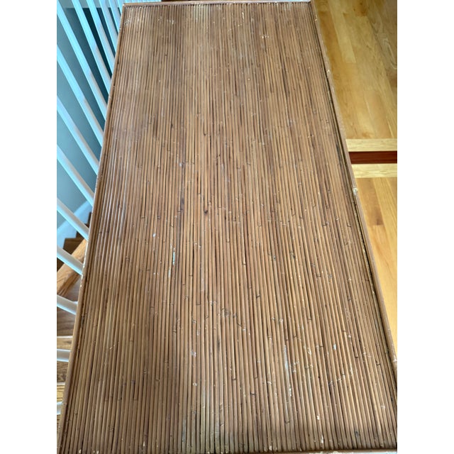 2010s Cb2 Bayu Rattan Desk For Sale - Image 5 of 7