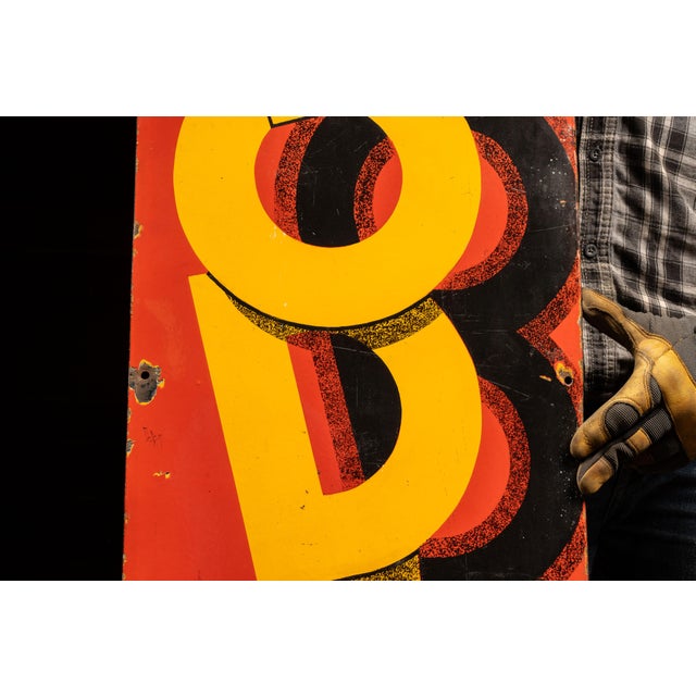 1950s Vintage Kodaks SSP Advertising Sign For Sale - Image 5 of 7