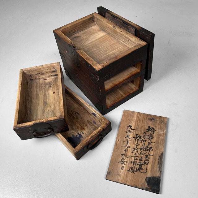 Edo Kakesuzuri Storage Cabinet, Japan For Sale - Image 11 of 15