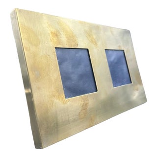 Vintage Italian Double Picture Frame 1960s For Sale