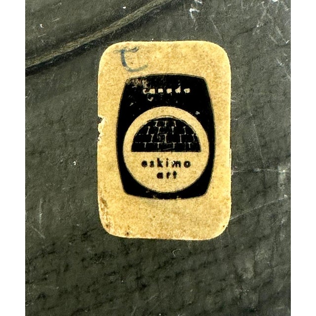 Canadian Inuit Woman Sculpture, 1960s For Sale - Image 3 of 9