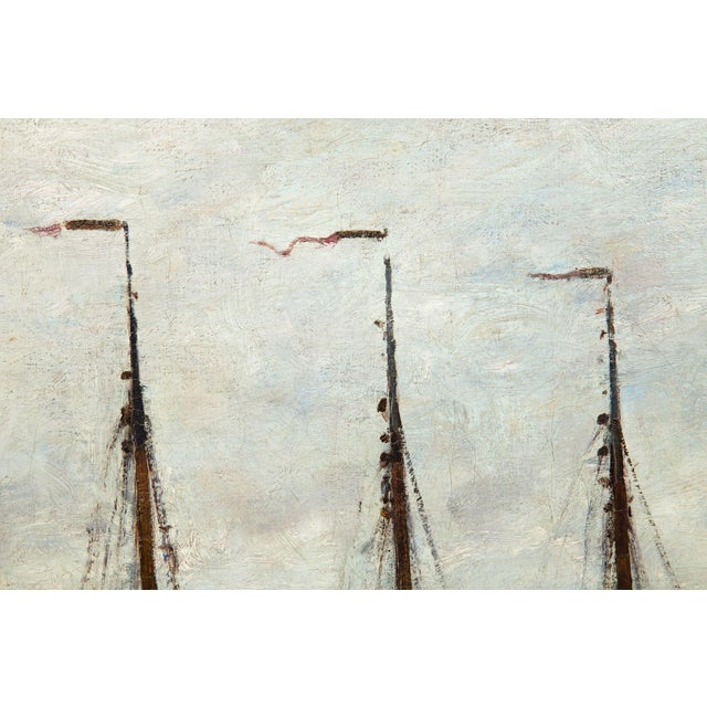 “Dutch Herring Fleet” Dockside Barbizon Painting by Robert Weir Allan r.s.A For Sale - Image 15 of 18