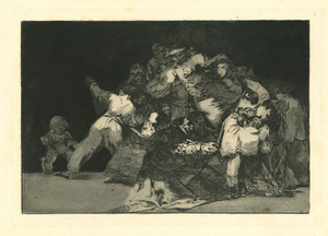 Francisco Goya, Disparate General, 1875, Etching