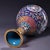 Chinese Enameled "Bird & Flower" Vase With Antique Zitan Carved Dragon Box - 9 LBS For Sale - Image 9 of 9