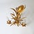 Mid-Century Modern Vintage Metal Chandelier Lamp with Ears of Wheat attributed to Kogl Hans, 1970s For Sale - Image 3 of 6