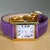Metal Cartier Must De Cartier Tank 2415 Japan Limited Purple Checkerboard Dial Vermeil For Sale - Image 7 of 16