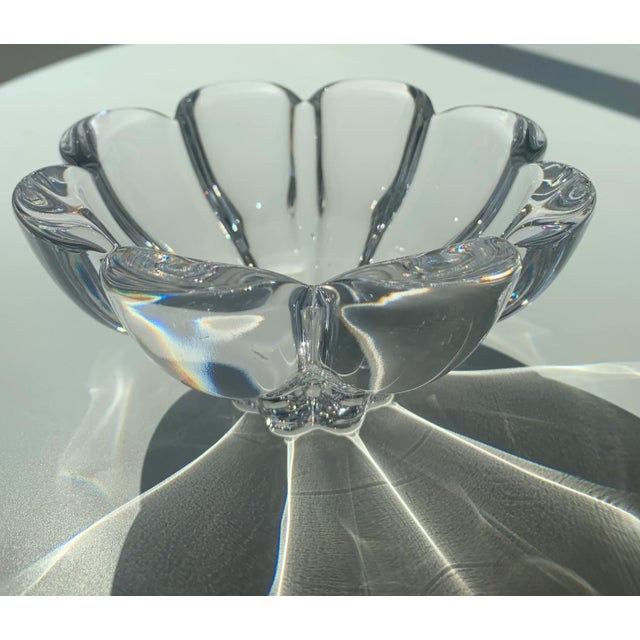 Orrefors Crystal Petal Bowl For Sale - Image 10 of 10
