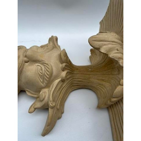 Ceramic Chinoiserie Figural Wall Bracket For Sale - Image 7 of 8