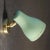 Mid-Century Brass and Green Adjustable Wall Lamp Sconce, 1950s For Sale - Image 11 of 11