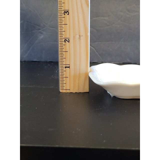 Ceramic Vintage Belleek Porcelain Mint Tray Celery Dish For Sale - Image 7 of 9
