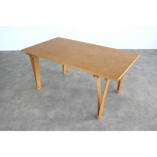 Vintage Swedish Dining Table by Kajsa & Nils Nisse Strinning for String, 1960s, in Good conditions. Designed 1960 to 1969...