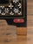 Shell Vintage 20th-Century Chinese Black Lacquer 4-Panel Folding Screen – Carved Soapstone & Mother-of-Pearl Inlay by Tianshui Feitian For Sale - Image 7 of 8