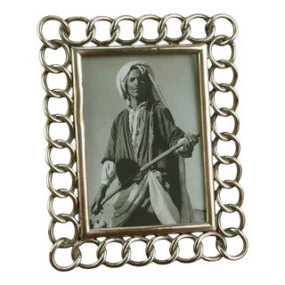 Antique English Brass Ring Frame, 1900 For Sale