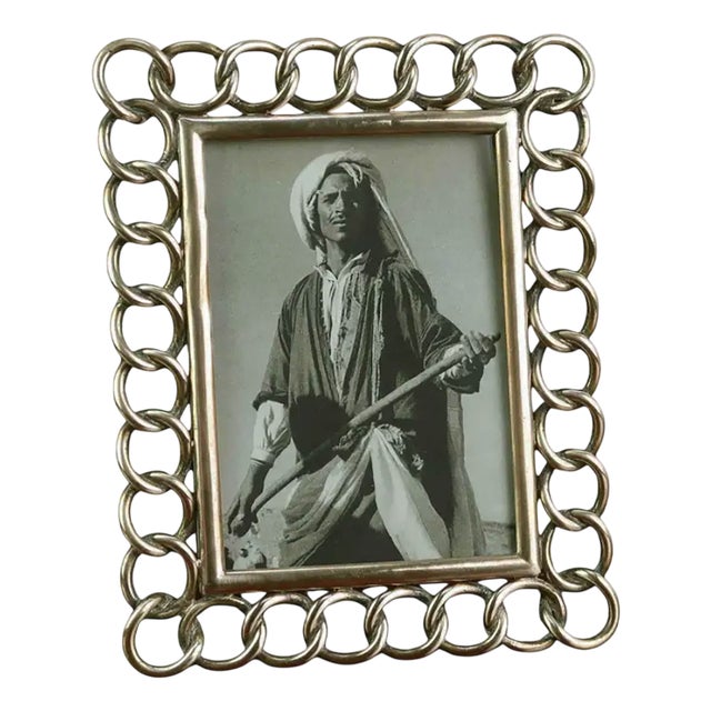 Antique English Brass Ring Frame, 1900 For Sale