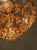 Orange Vintage Murano Glass Fruit Chandelier, 58 Drops, Gilt Metal, 4-Light, 1970s For Sale - Image 8 of 9