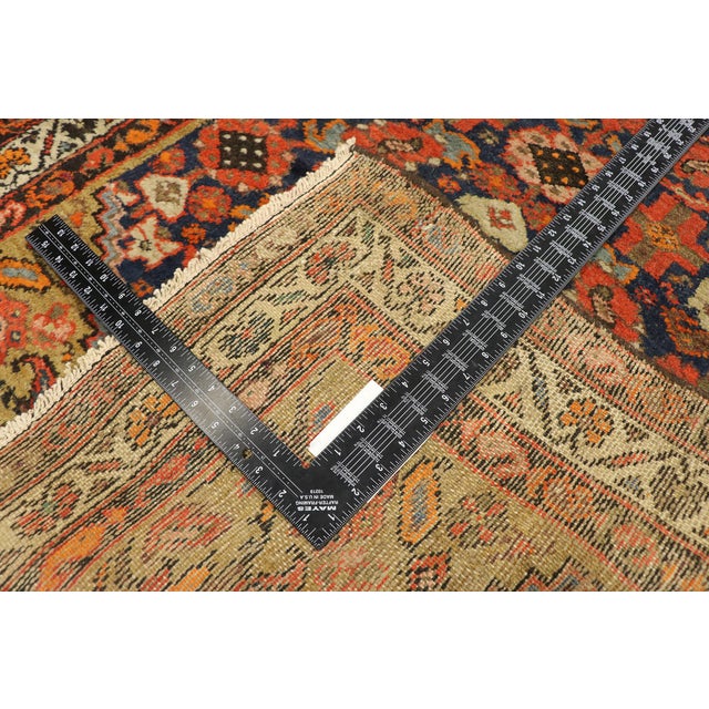 Early 20th Century Antique Persian Malayer Rug, 03'03 X 13'01 For Sale - Image 5 of 11