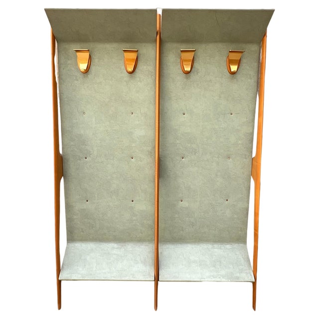 Decorative Wall Coat Hanger, 1950s For Sale