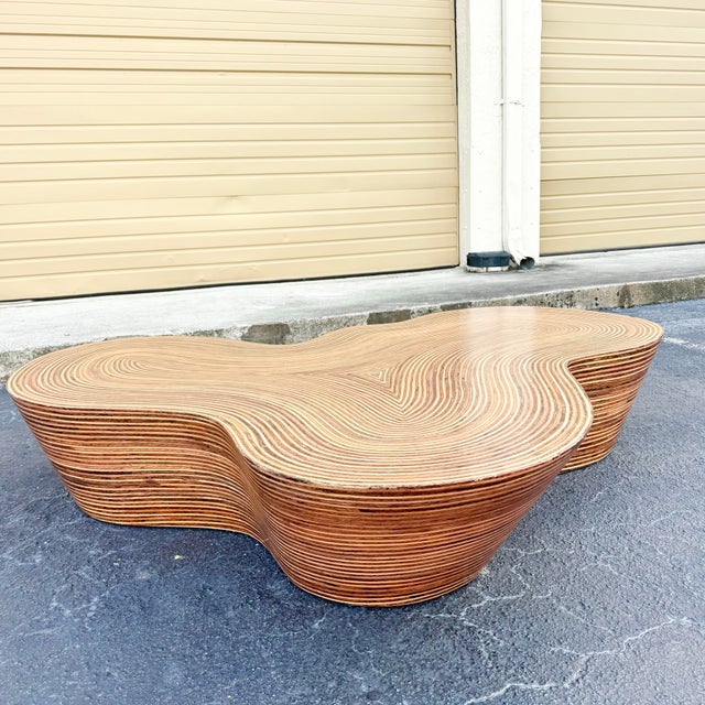 Boho Chic Rattan Orgo Coffee Table by Oggetti For Sale In Miami - Image 6 of 12
