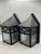 Mid-Century Modern Vintage Arts Crafts Porch Sconces Pair Mid Century Lights Frosted Glass Lamps Cottage Arts and Crafts - a Pair For Sale - Image 3 of 14