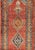 Late 19th Century Antique Persian Bakshaish Rug With Tribal Medallions in Red 3'6"x11'3" For Sale - Image 4 of 7