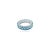 Metal Genuine 18.1 Ct Swiss Blue Topaz Full Eternity Stackable Band Size 7.5 For Sale - Image 7 of 12