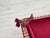 Mid-Century Modern Danish Three-Seater Drop Arm Spanish Sofa in Red Furniture Velour, 1970s For Sale - Image 3 of 18