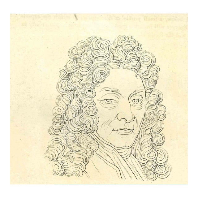 Thomas Holloway, Portrait of a Man, Etching, 1810 For Sale