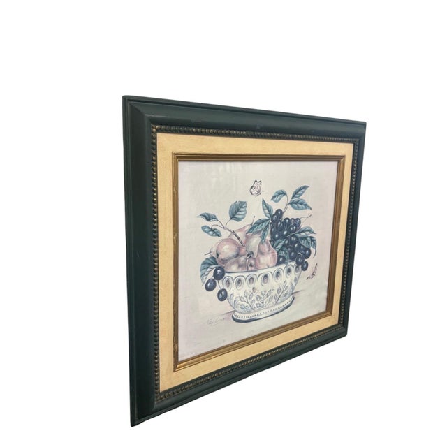 Elevate your home decor with this charming vintage botanical still life print by artist Patsy Craven. Featuring a classic,...