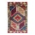 Antique Oushak Yastik Anatolian Rug, the Stars 20" X 32" For Sale