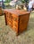 Brass French 19th Century Empire Flame Mahogany Chest of Drawers For Sale - Image 8 of 12