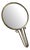Scandinavian Art Deco Hand Mirror by Carl-Einar Borgström for Ystad-Metall, 1930s For Sale