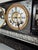 Antique Ansonia “Belgium” Mantel Clock With Gargoyle Mounts, Claw Feet & Original Key For Sale - Image 4 of 17
