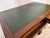 Brown Oak Banker's Desk with Drawers, Leather Insert and Chair, 1955, Set of 2 For Sale - Image 8 of 16