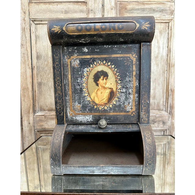 19th Century Mercantile General Store Counter Display Canister For Sale In New York - Image 6 of 11