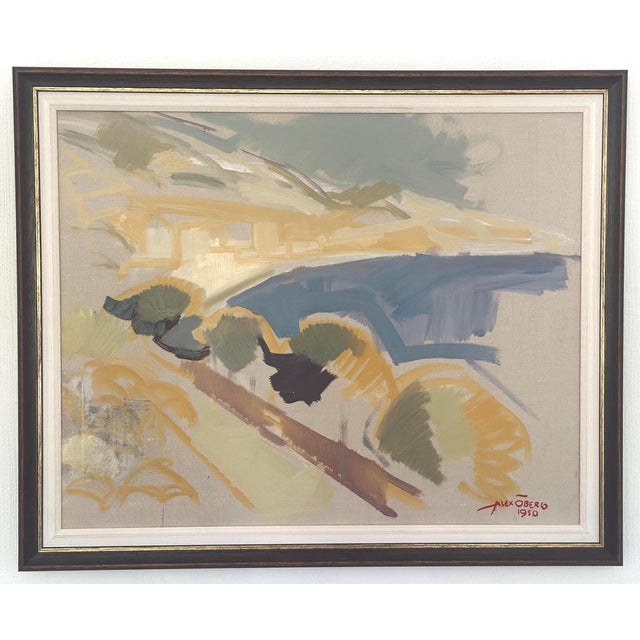 Alex Öberg, Coastal Fragments, 1960s, Oil on Canvas, Framed For Sale - Image 13 of 13