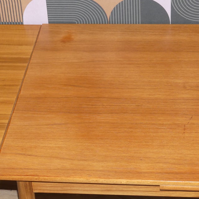 Teak Extendable Dining Table, Denmark, 1960s For Sale - Image 16 of 18
