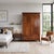Antique Wardrobe in Walnut, 1800s For Sale - Image 4 of 18